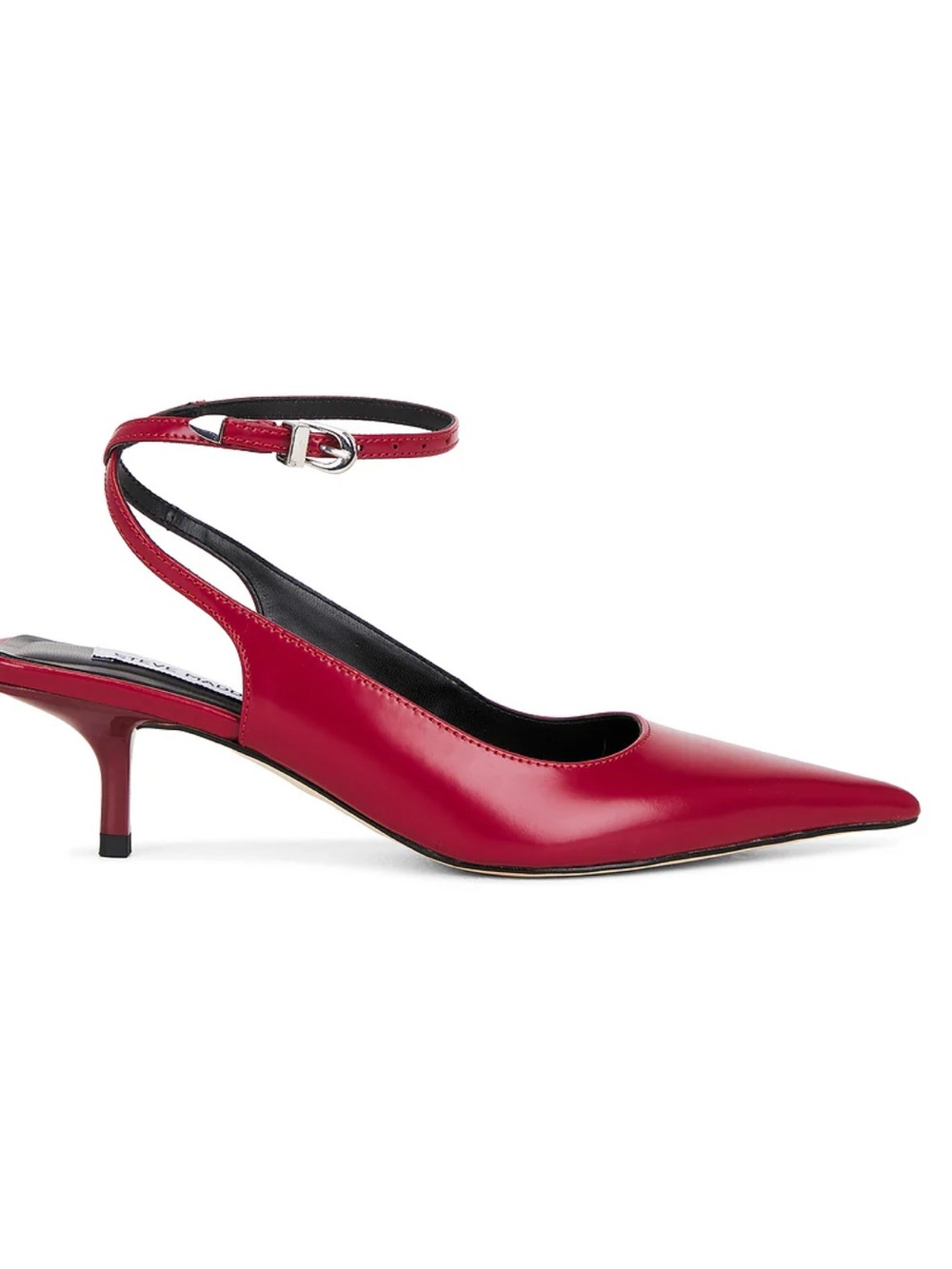 Steve Madden Red Pointed Toe Slingback Heels